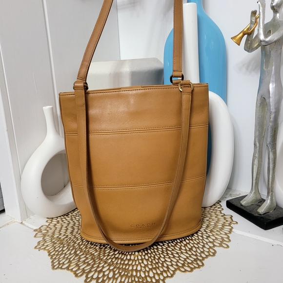 Vintage Coach Tribeca Tote 9991 CAMEL - Picture 2 of 16